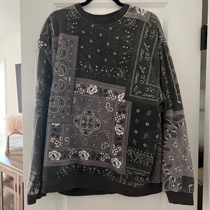 Paisley Patchwork Sweatshirt